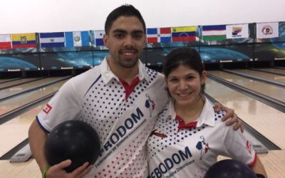 Pareja dominicana gana oro en boliche en Juegos Bolivarianos